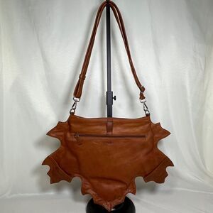 By-Lin Dutch Design Maple Leaf leather handbag and backpack